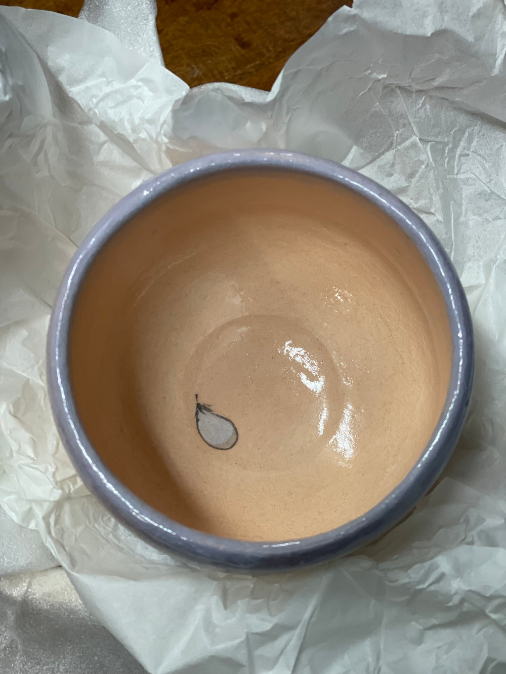 Raku- Mount Fuji White