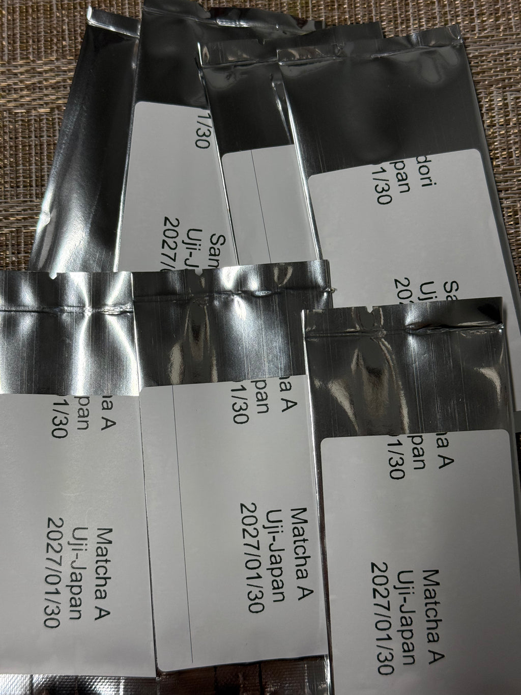 Matcha Samples (Wholesalers) 8 types