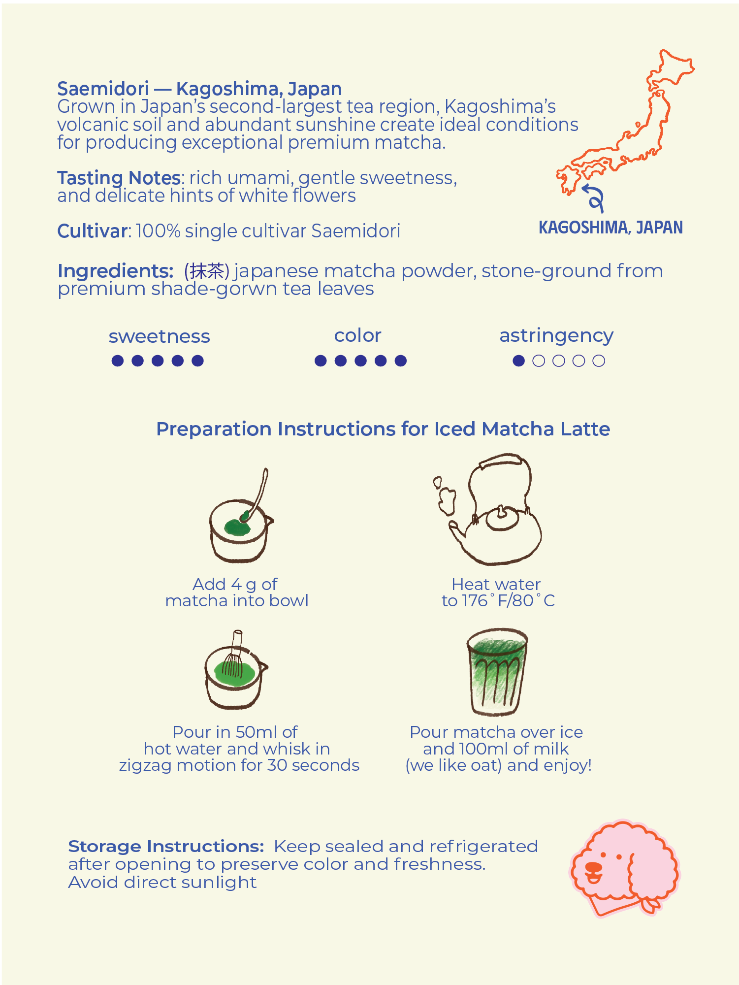 Cafe Kobe - Saemidori Single Cultivar | First Flush | Premium Ceremonial Grade 100g bag